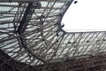 The roof construction of the stadium Royalty Free Stock Photo