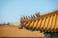 Roof Corner of the Forbidden City, Beijing Royalty Free Stock Photo