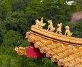 Roof decoration of chinese temple