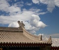 Roof decorations on the territory Giant Wild Goose Pagoda--Xian (Sian, Xi'an)