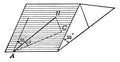 Roof With 30 degree Inclination for Trigonometry Triangle Problems. vintage illustration