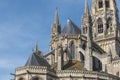 Roof detail of the cathedral in Bayeux, Normandy, France