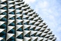 Roof detail of Esplanade Theatres in Singapore Royalty Free Stock Photo
