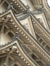 Roof detail, Himeji Castle, Japan Royalty Free Stock Photo