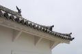 Roof Detail on Himeji Castle, Japan Royalty Free Stock Photo