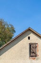 Roof detail of an old house Royalty Free Stock Photo