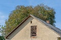 Roof detail of an old house Royalty Free Stock Photo