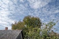 Roof detail of an old house Royalty Free Stock Photo