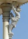 Roof detail of the Throne Hall of the Royal Palace, Phnom Penh Royalty Free Stock Photo