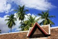 Roof detail, Wat Si Saket, Vientiane, Laos Royalty Free Stock Photo