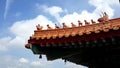 Roof details of Chinese temple