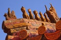 Roof Figurines Forbidden City Beijing