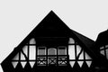 Roof Gable Half-timbered house