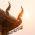 Roof gable in Thai style