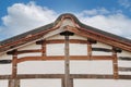 Roof and gable of traditional Taiwanese building.