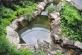 Roof garden with fish pond