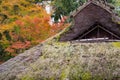 Roof of Gassho style house Royalty Free Stock Photo