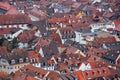 The roof of the German town