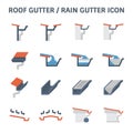Roof Gutter Icon