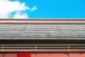 Roof with horizontals line