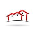 Roof Houses Real Estate Logo Royalty Free Stock Photo