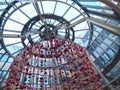 Roof inside the shopping Center Schadow Arkaden