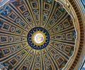 Roof inside of St Peters Basilica