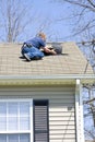 Roof Inspector Royalty Free Stock Photo