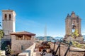 Roof of Leopold Mandic Church in the Old Town of Herceg Novi, Mo Royalty Free Stock Photo