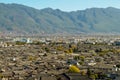 The roof of Lijiang City mountain View