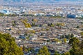 The roof of Lijiang City mountain View Royalty Free Stock Photo