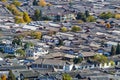 The roof of Lijiang City mountain View Royalty Free Stock Photo