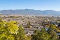 The roof of Lijiang City mountain View