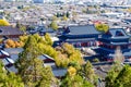 The roof of Lijiang City mountain View Royalty Free Stock Photo