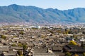 The roof of Lijiang City mountain View