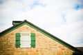 Roof Line, Window and Sky Royalty Free Stock Photo