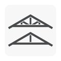 Roof material icon