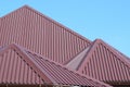 Roof metal sheets Royalty Free Stock Photo