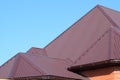 Roof metal sheets Royalty Free Stock Photo