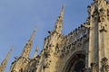 The roof of the Milan Cathedral Duomo di Milano Royalty Free Stock Photo