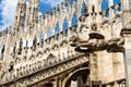 Roof of the Milan Cathedral Royalty Free Stock Photo