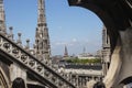 The roof of the Milan Cathedral. Italy, europe. Royalty Free Stock Photo