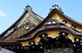 Roof, Ninomaru Palace, Nijo Castle, Kyoto, Japan, detail Royalty Free Stock Photo