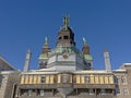 Roof of the Notre dame de Bons secours chapel in Montreal Royalty Free Stock Photo