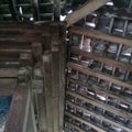 roof of old wooden house