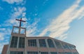 roof of old Christ church . Royalty Free Stock Photo