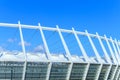 The roof of the Olympic Stadium in Kiev