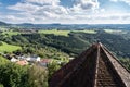 Roof of one of the towers of the castle