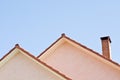 Roof over blue sky background Royalty Free Stock Photo