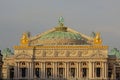 Roof of the Palais Garnier, opera building of Paris Royalty Free Stock Photo